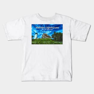 Nobska Lighthouse, Massachussetts Kids T-Shirt